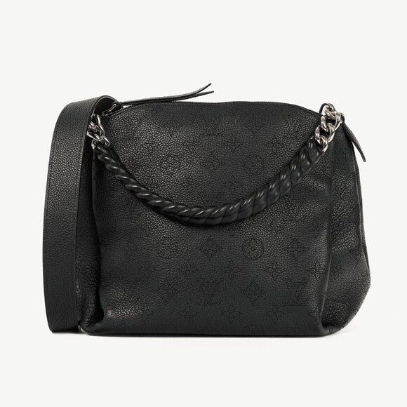 Louis Vuitton Babylone Chain BB Black Mahina Perforated Leather Shoulder Bag - Picture 1 of 13